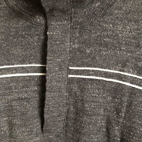 Banana Republic Grey Mock Neck Popover Sweater - Picture 3 of 9